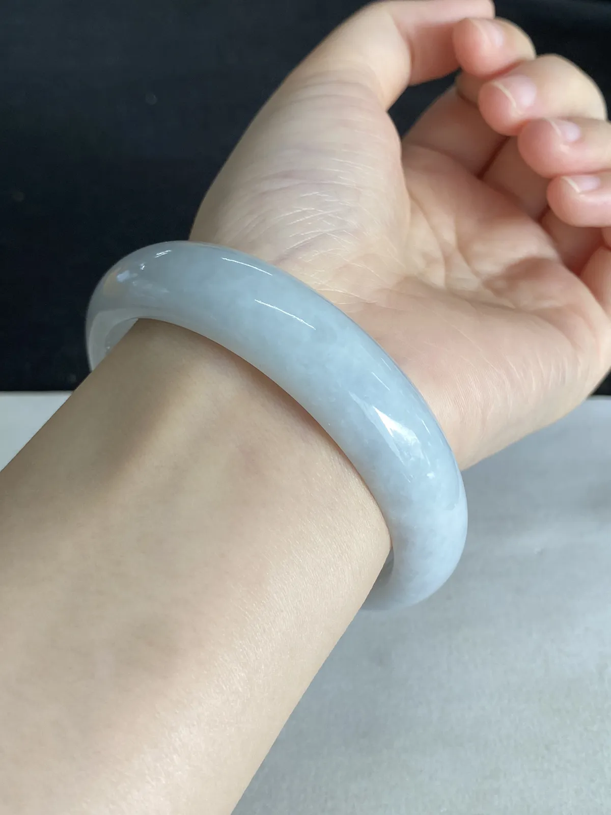 正圈59圈口，翡翠手镯