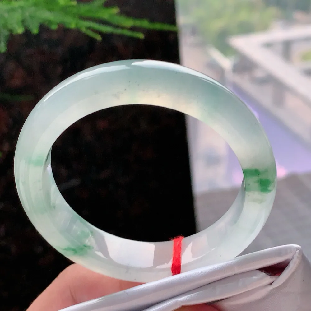 正圈高冰飘花 天然棉根 尺寸:53.6/12.6/8.3 花美 种水好🥰🥰