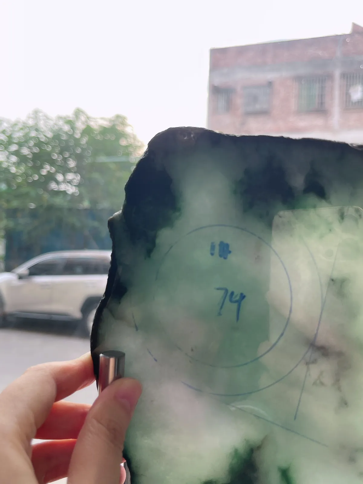 翡翠板料，⭕️正圈最大做58，圆条最大做54
