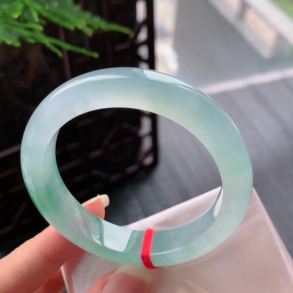 正圈冰绿 一丝冰丝  尺寸:51.1/11.7/8.2 起光起胶