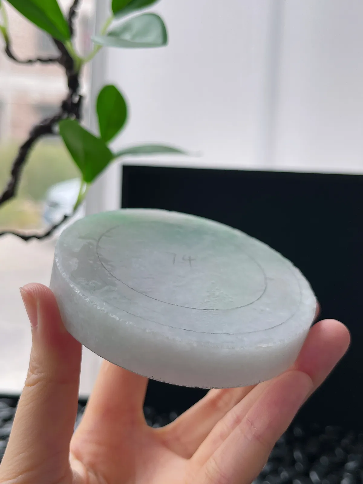 翡翠镯饼，⭕️正圈最大做63，圆条最大做59