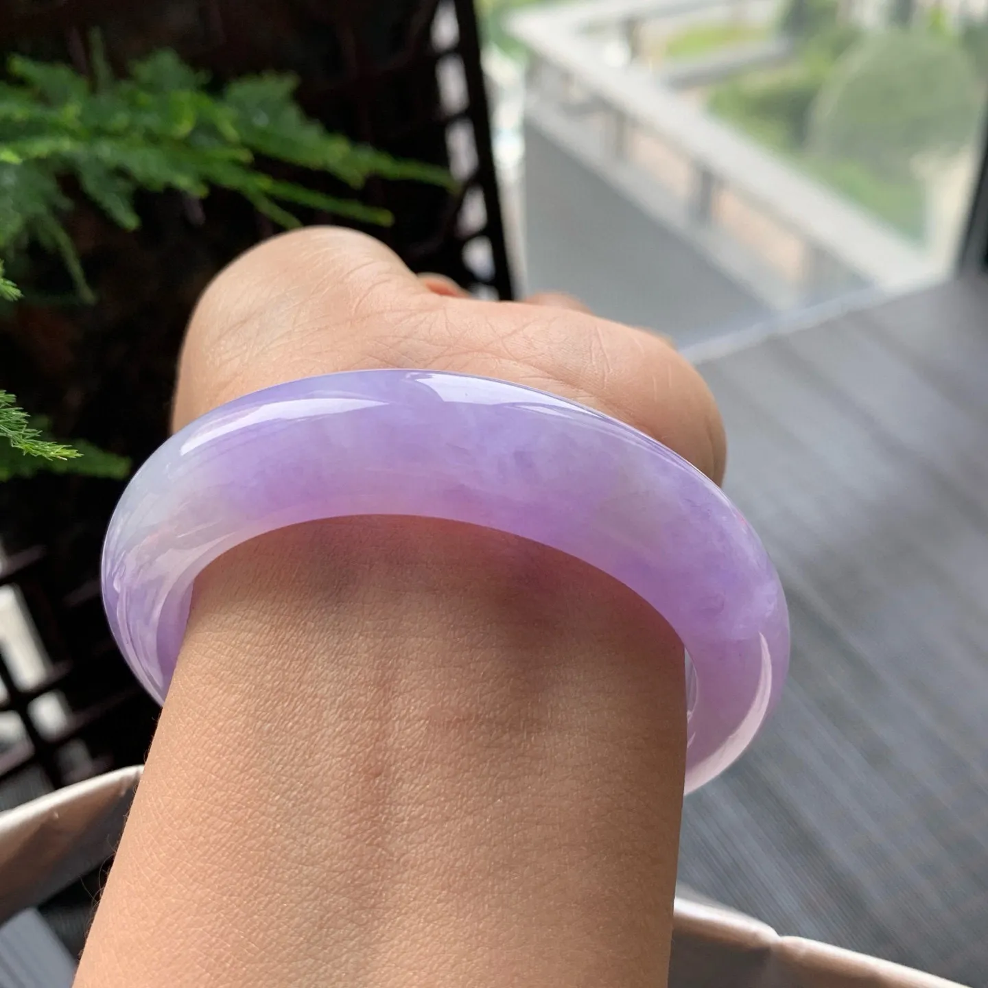 正圈满色紫罗兰 天然紫色晶体结构 尺寸:54.4/13.5/9.4 超美