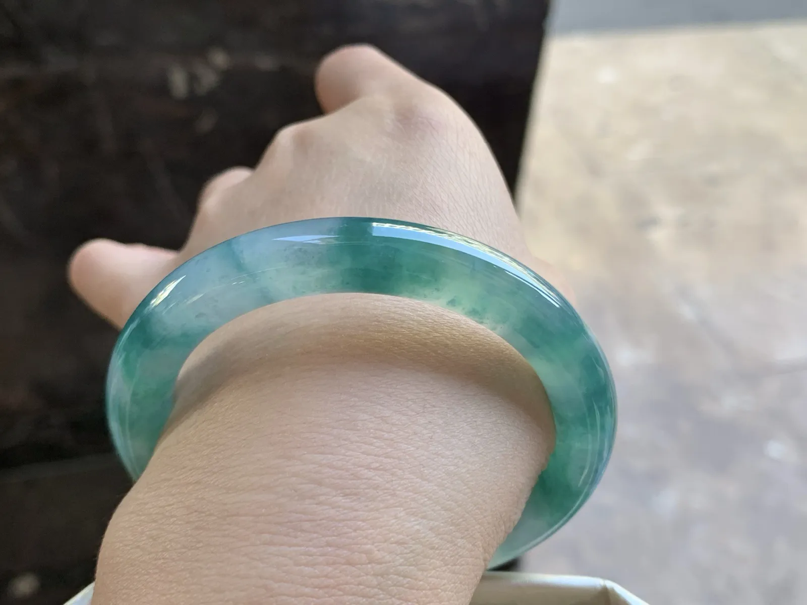 55-9.7

蓝花圆条手镯^_^种水足 鲜艳