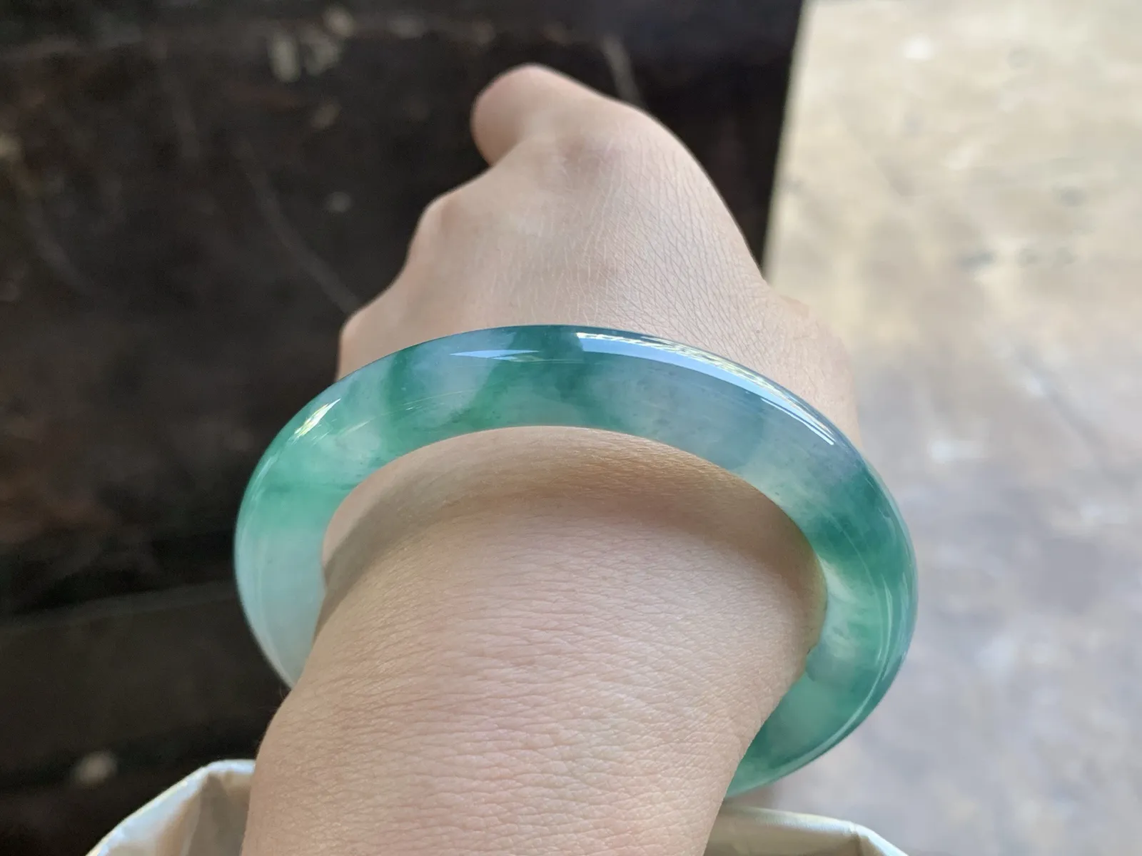 55-9.7

蓝花圆条手镯^_^种水足 鲜艳