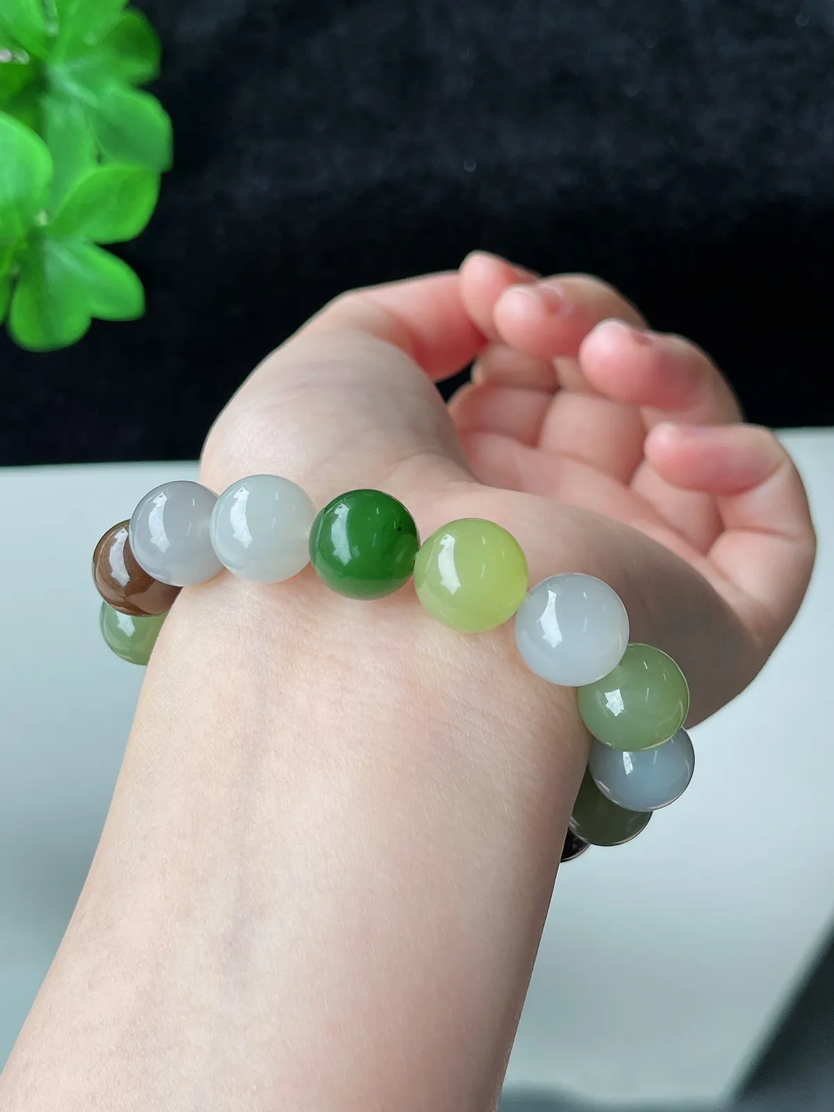 和田玉多宝手串12mm