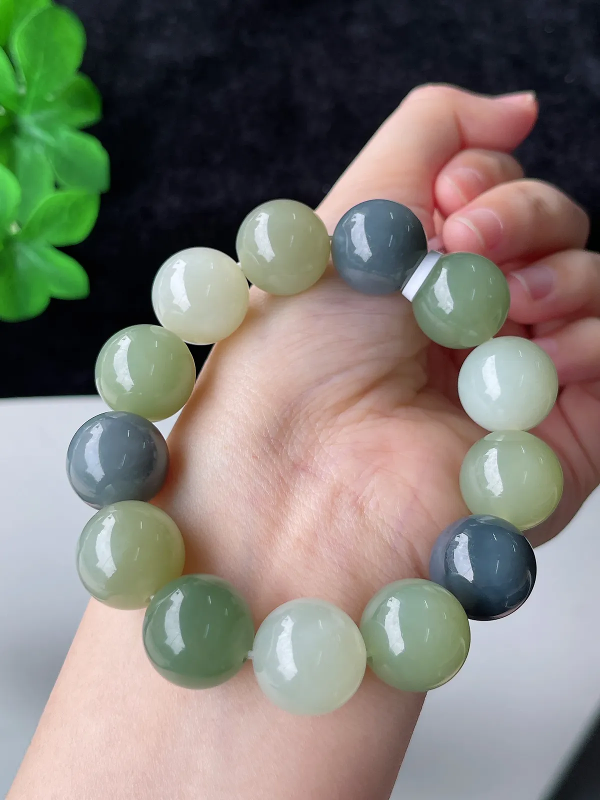 和田玉多宝手串16mm