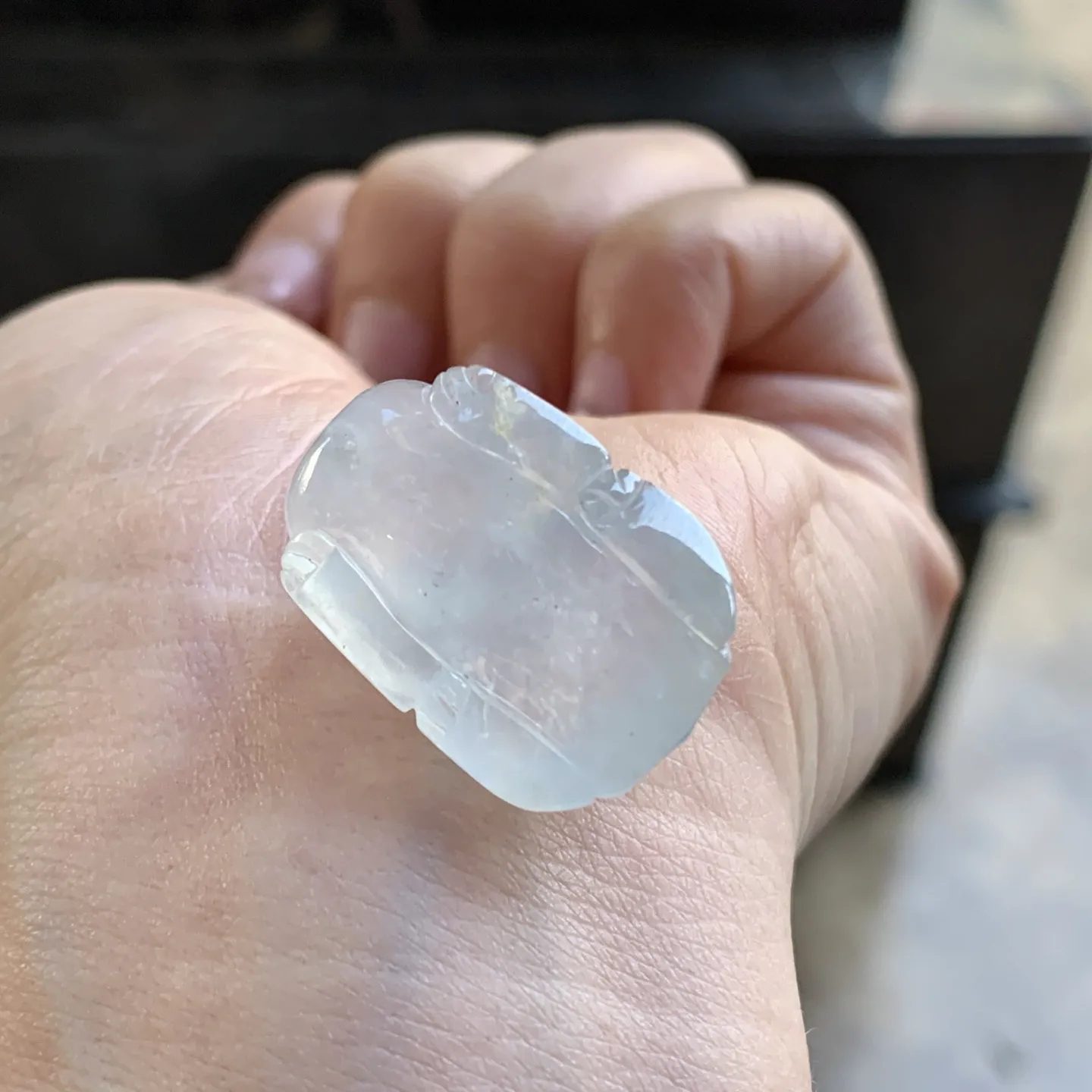 冰貔貅^_^饱满冰透