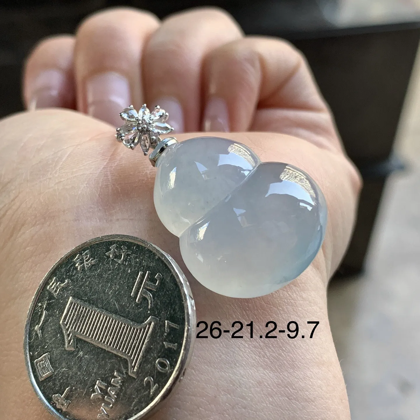 金扣冰葫芦^_^饱满 种水足