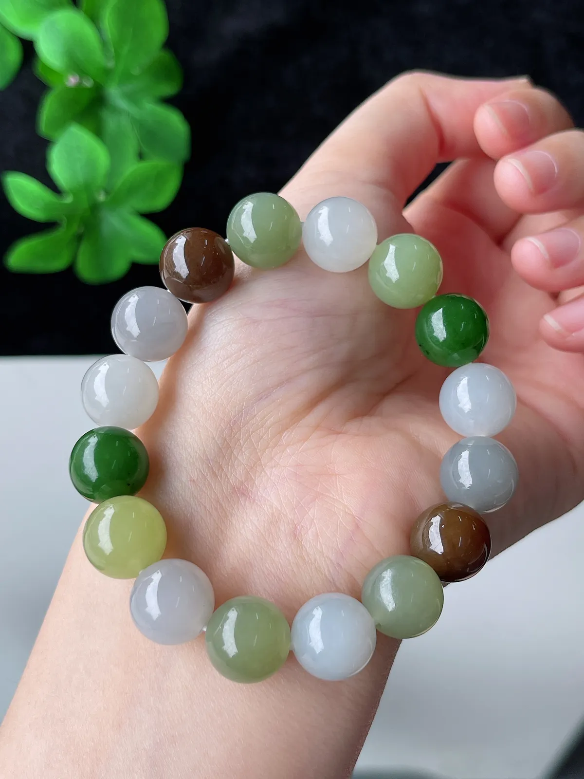 和田玉多宝手串12mm