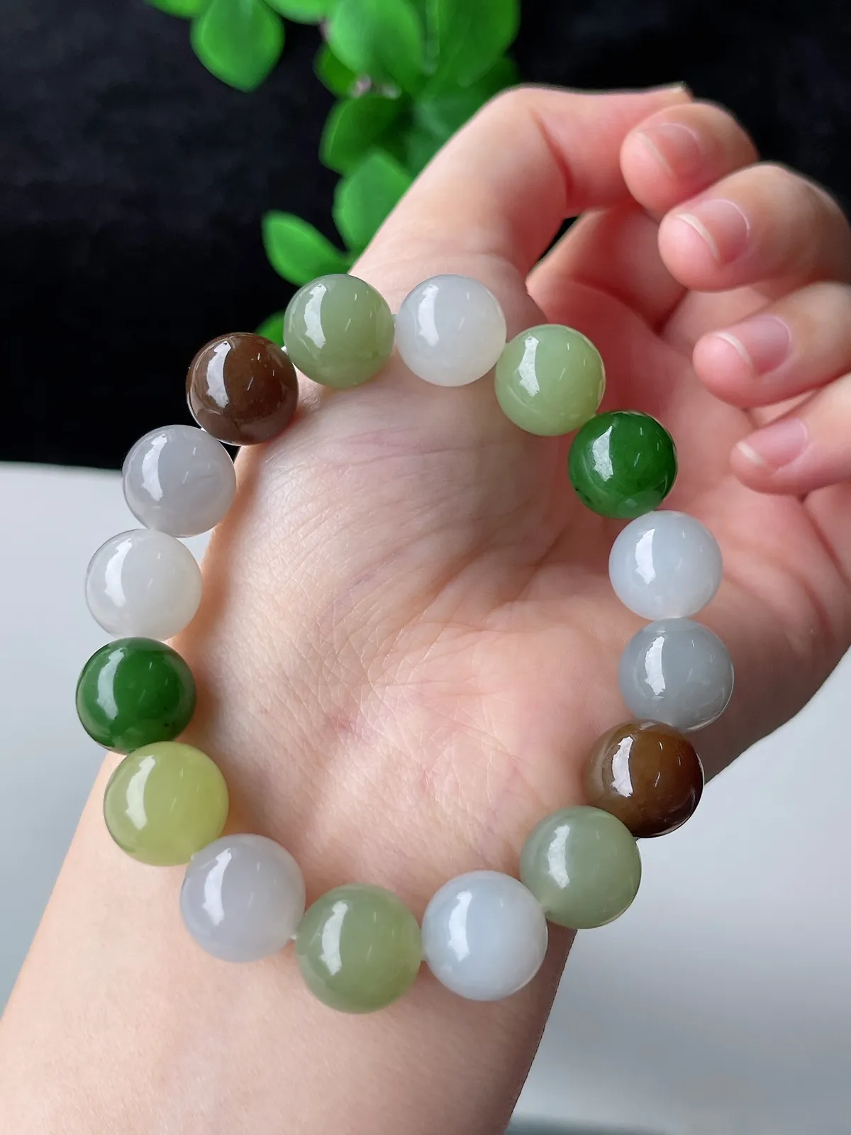 和田玉多宝手串12mm