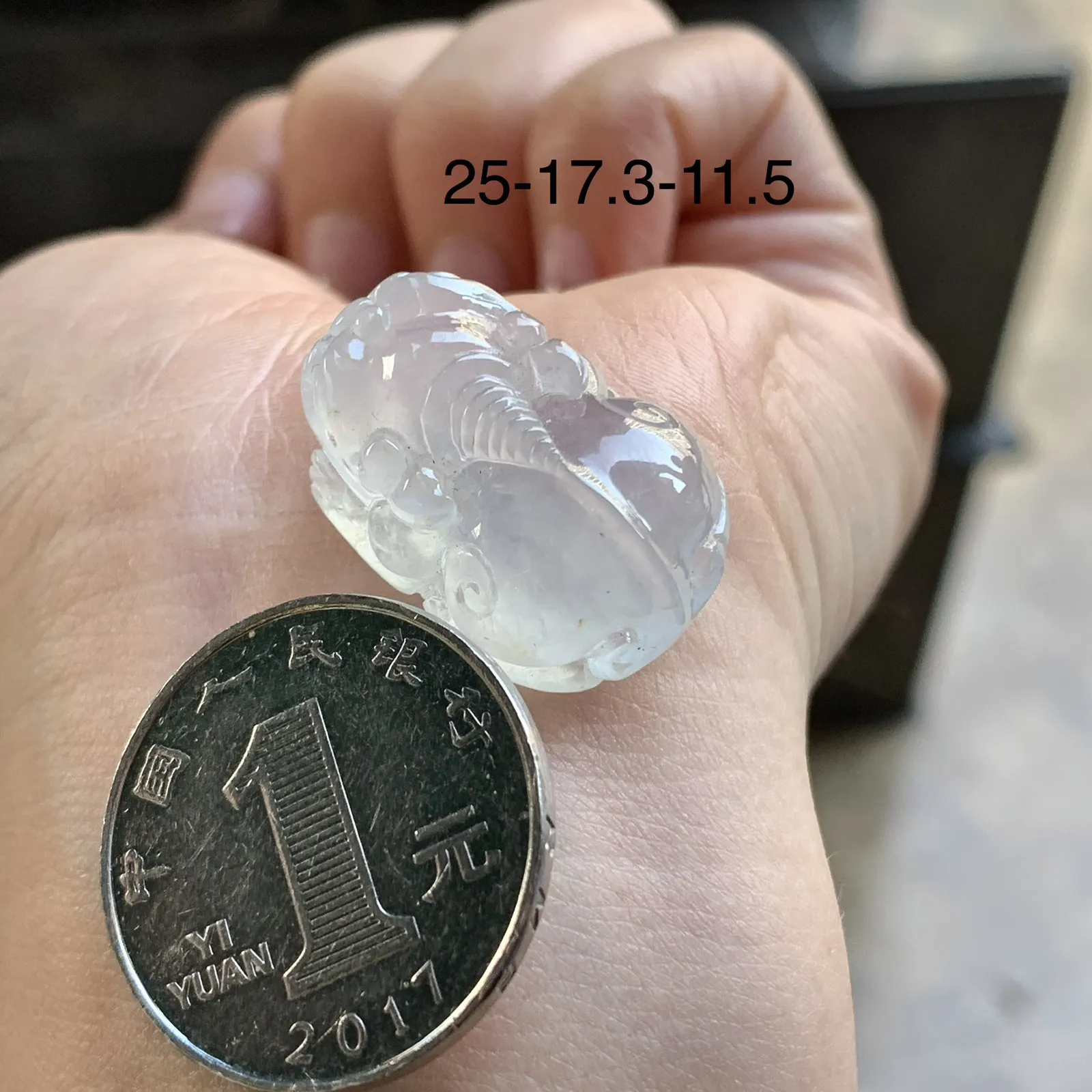 冰貔貅^_^饱满冰透