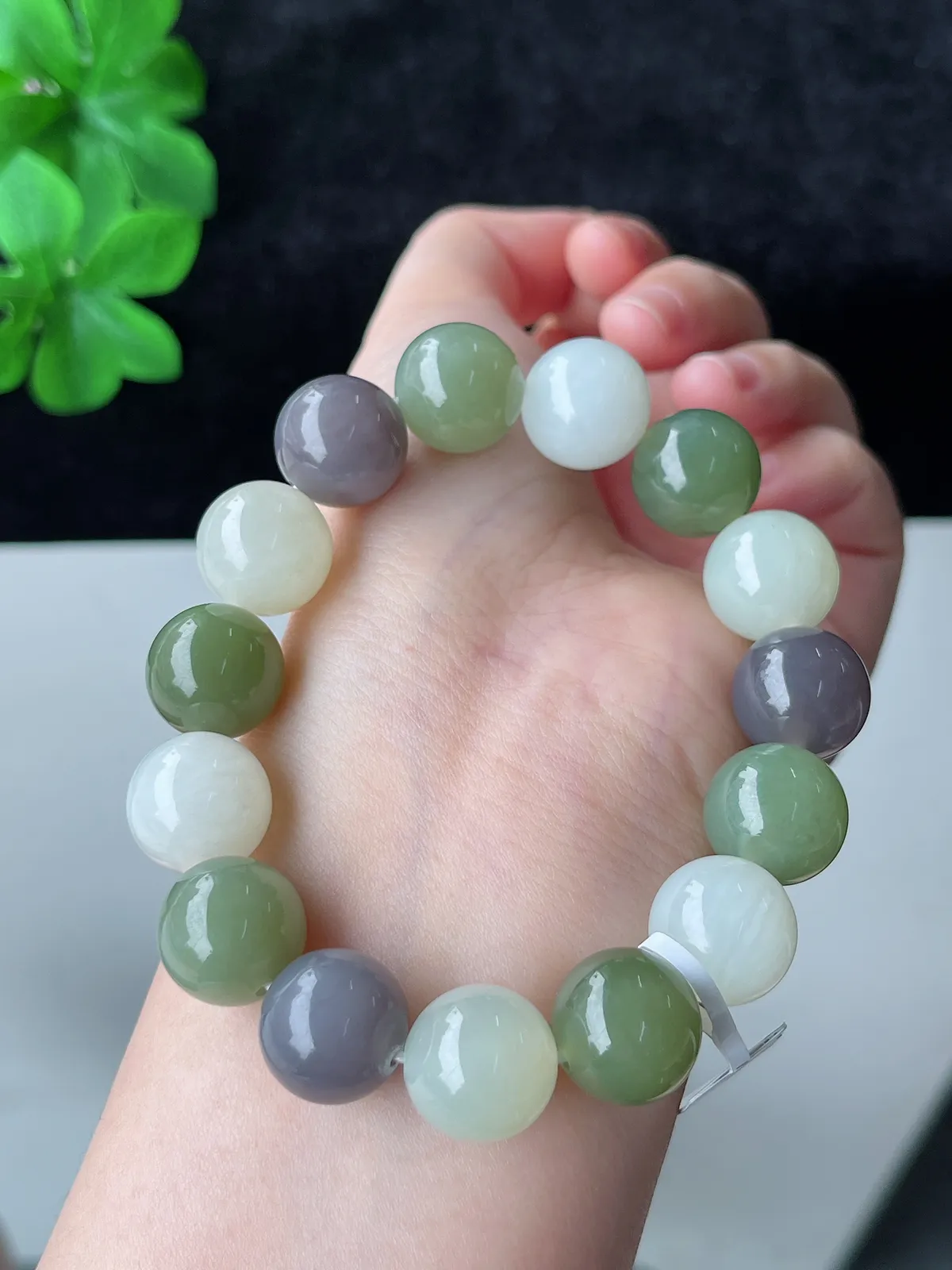 和田玉多宝手串14mm