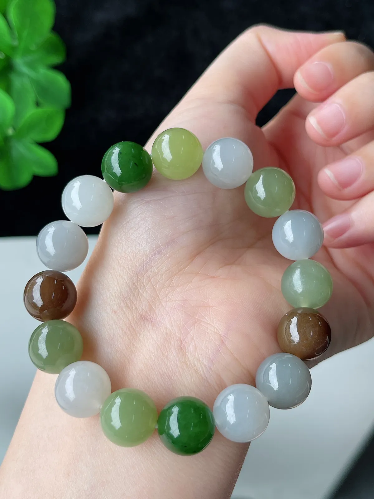 和田玉多宝手串12mm