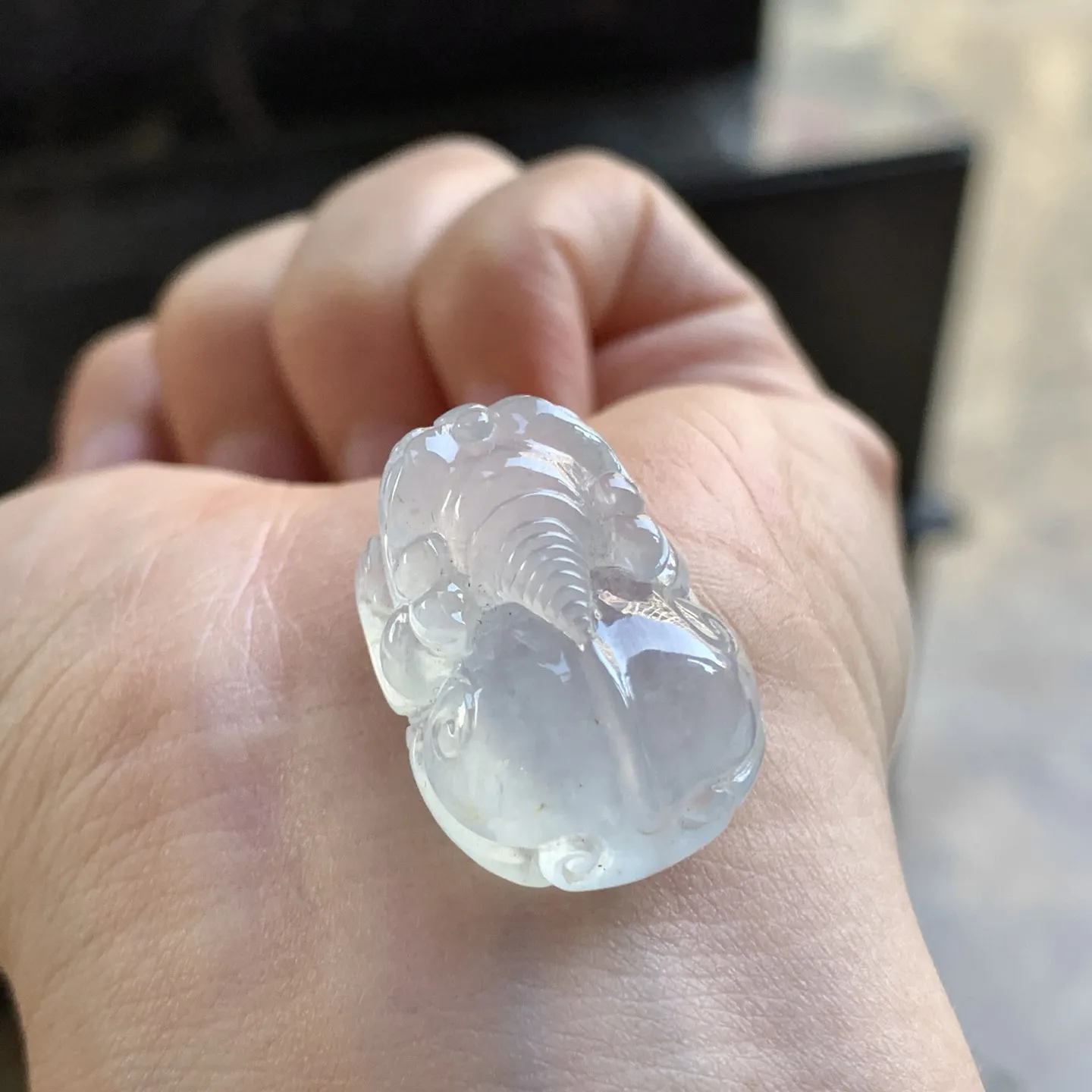 冰貔貅^_^饱满冰透