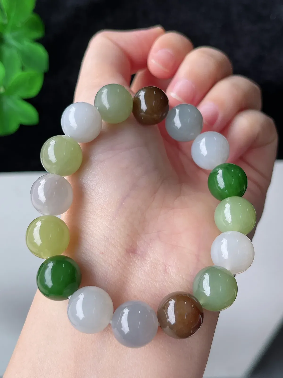 和田玉多宝手串12mm