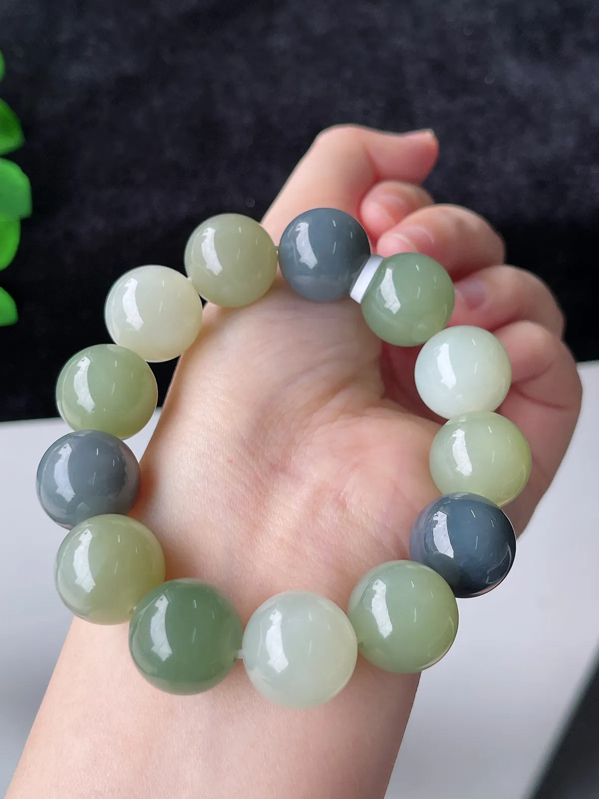 和田玉多宝手串16mm