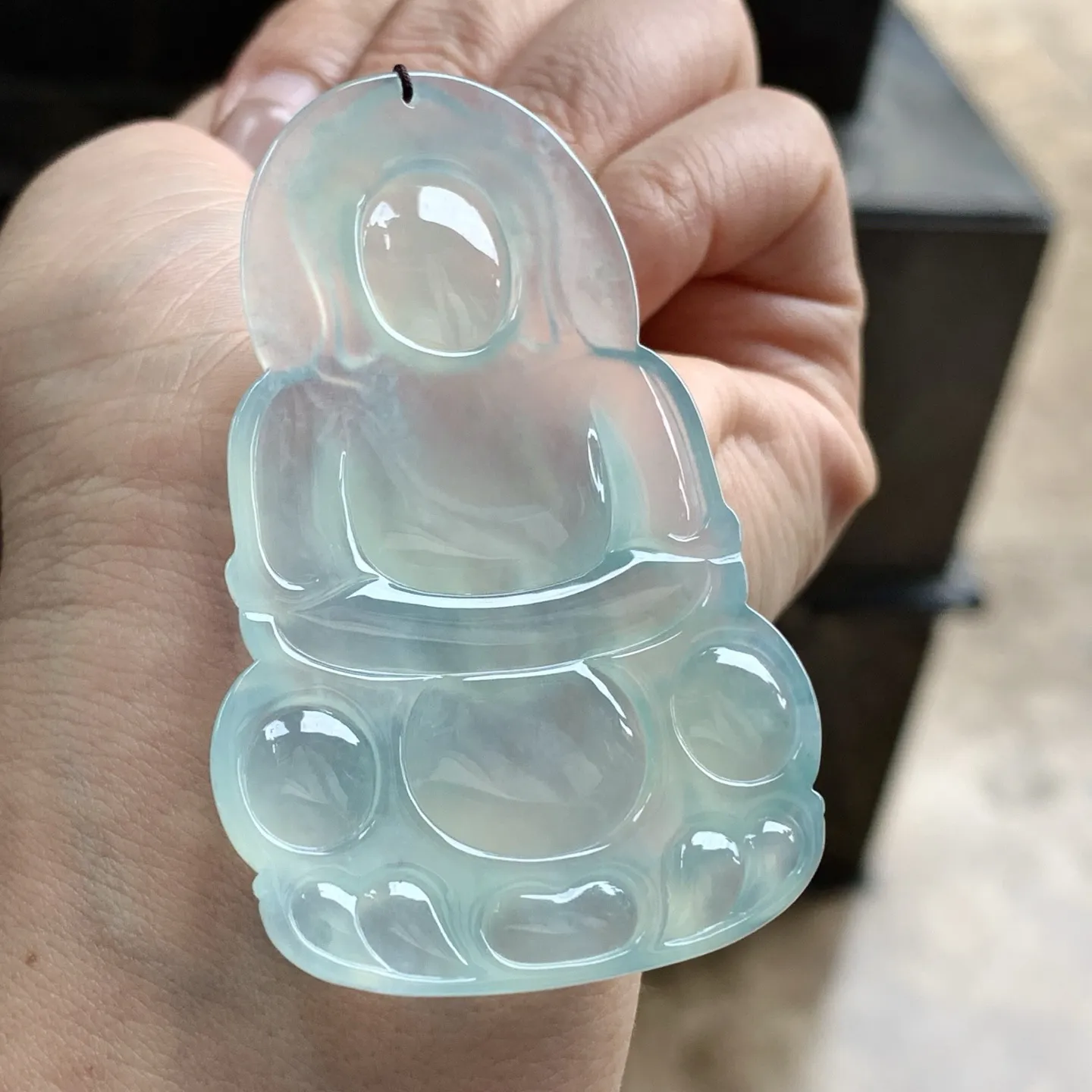 冰晴观音^_^冰透荧光十足