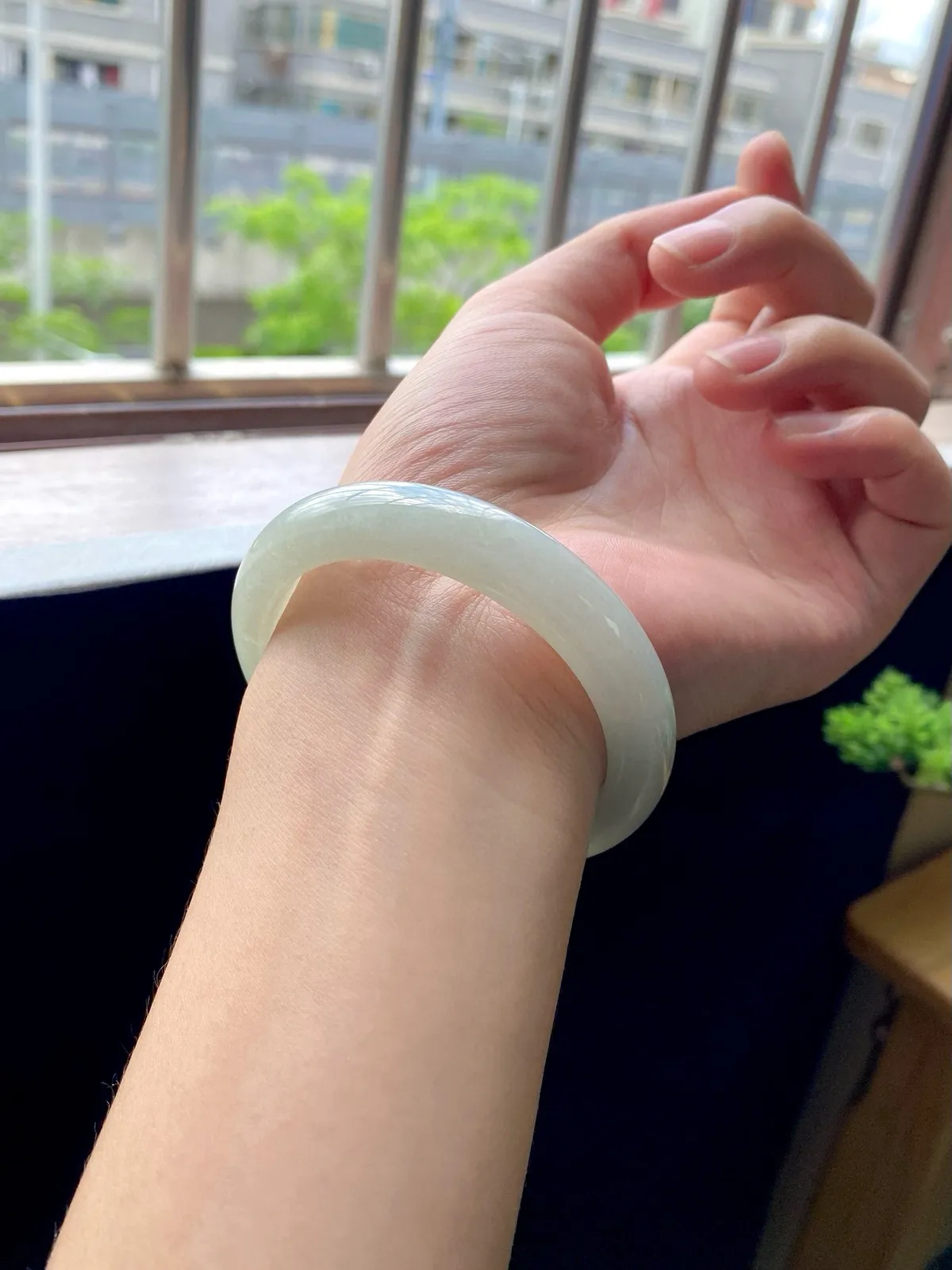 冰黄翡正圈成品
⭕️55-11.8-8.2