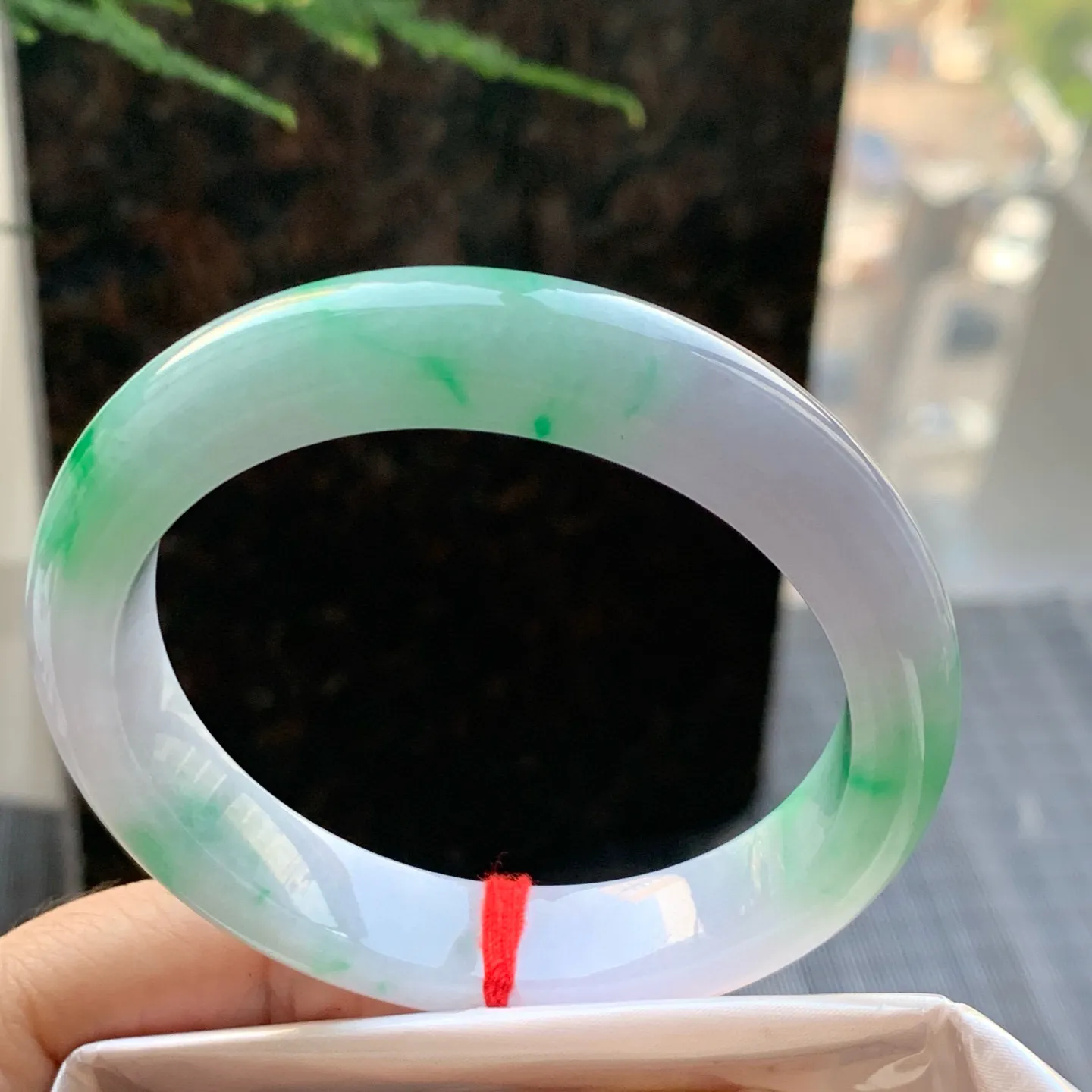 正圈冰糯春彩 无瑕 尺寸:55.2/12/8.2 超美