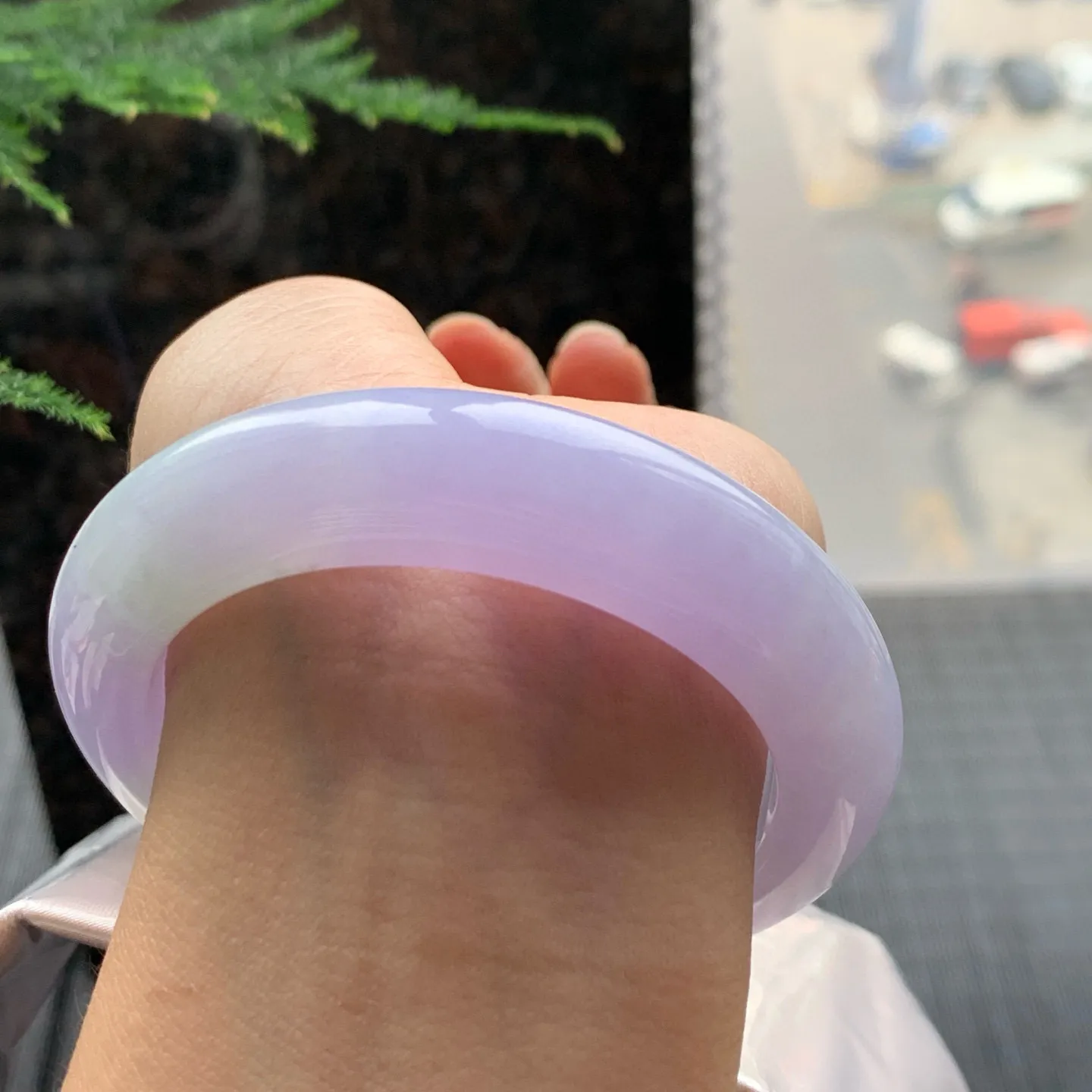 正圈冰紫罗兰 无瑕 尺寸:55.1/14/10.4 超美