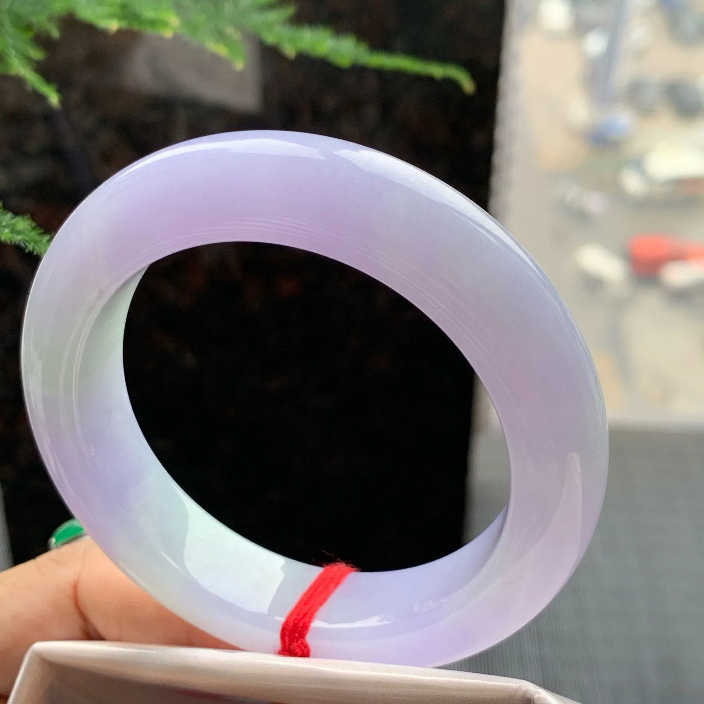 正圈冰紫罗兰 无瑕 尺寸:55.1/14/10.4 超美