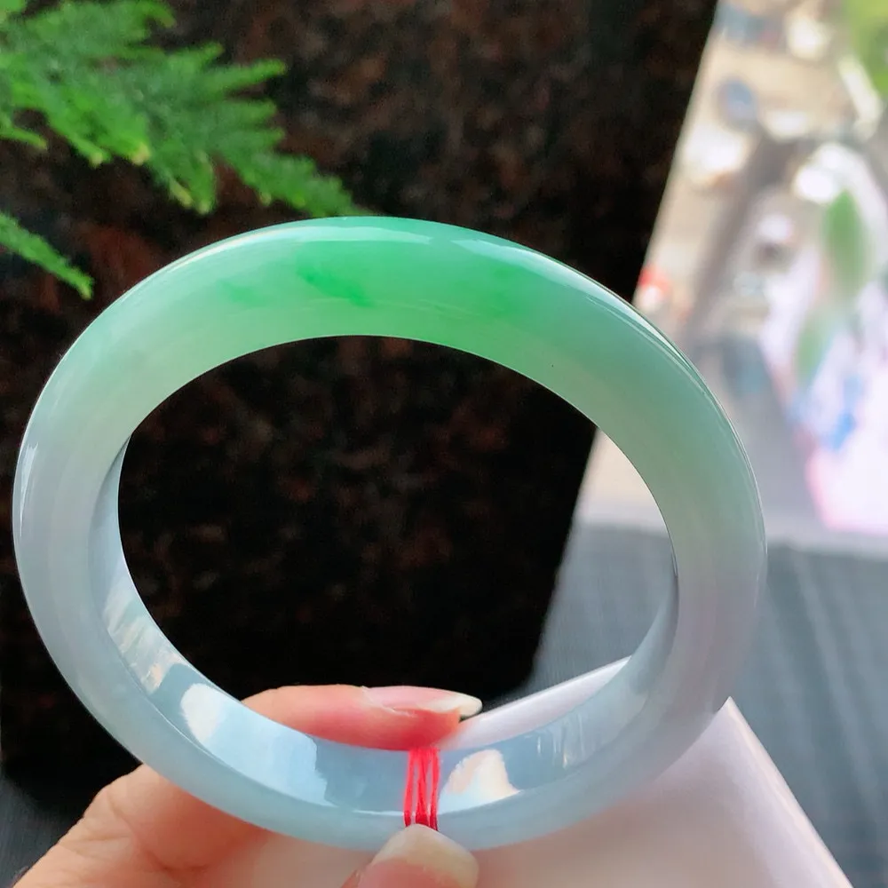 正圈冰春彩 无瑕 尺寸:60.7/11.7/9.3 色好 大圈口🥰🥰