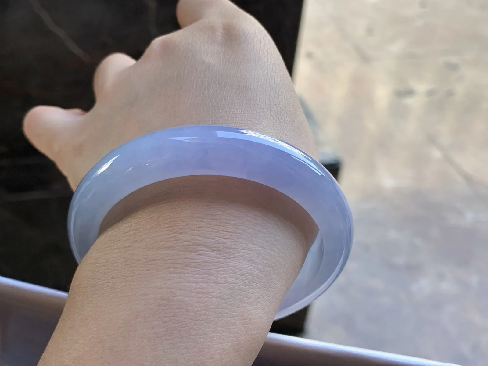 57-13-8.5

冰种紫罗兰手镯^_^种水足 鲜艳