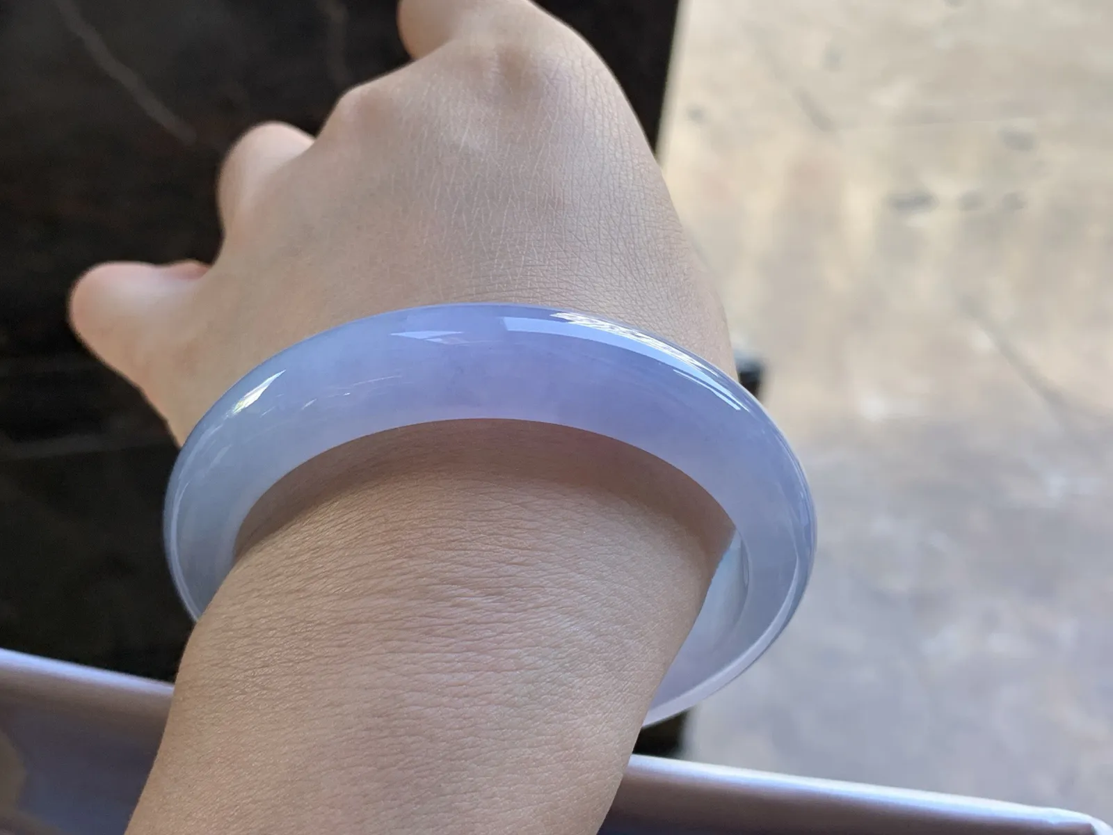 57-13-8.5

冰种紫罗兰手镯^_^种水足 鲜艳