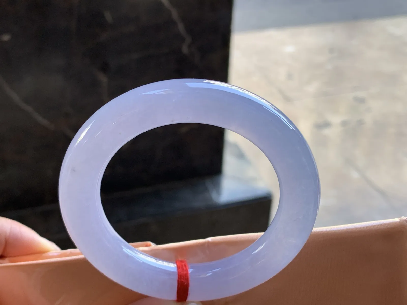 57-12.5

冰紫罗兰圆条手镯^_^冰透