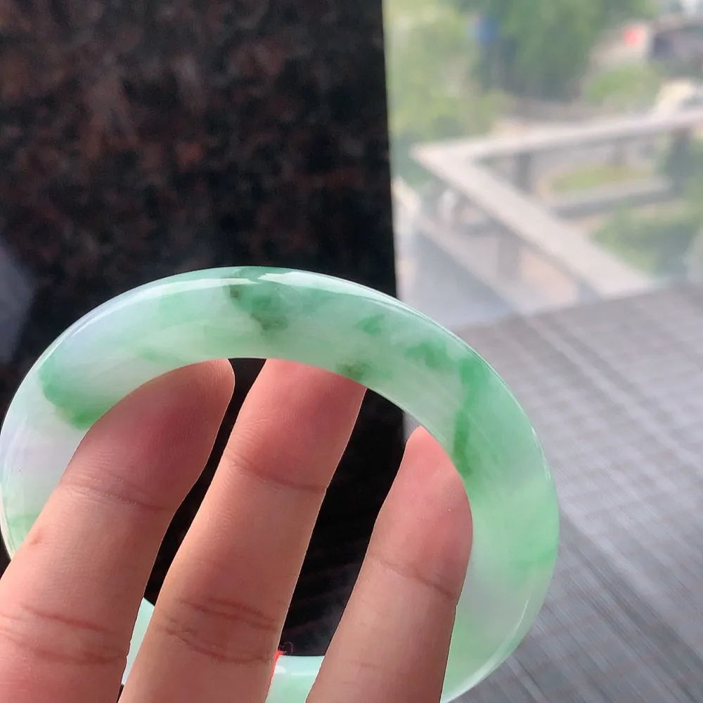 圆条冰飘花淡淡紫 微细线 尺寸:56.1/11.5 花美