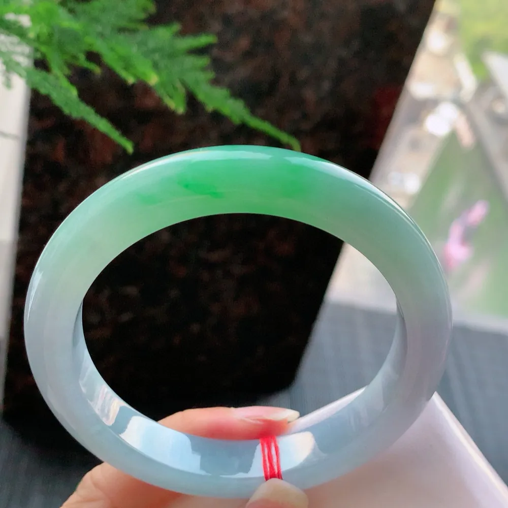 正圈冰春彩 无瑕 尺寸:60.7/11.7/9.3 色好 大圈口🥰🥰