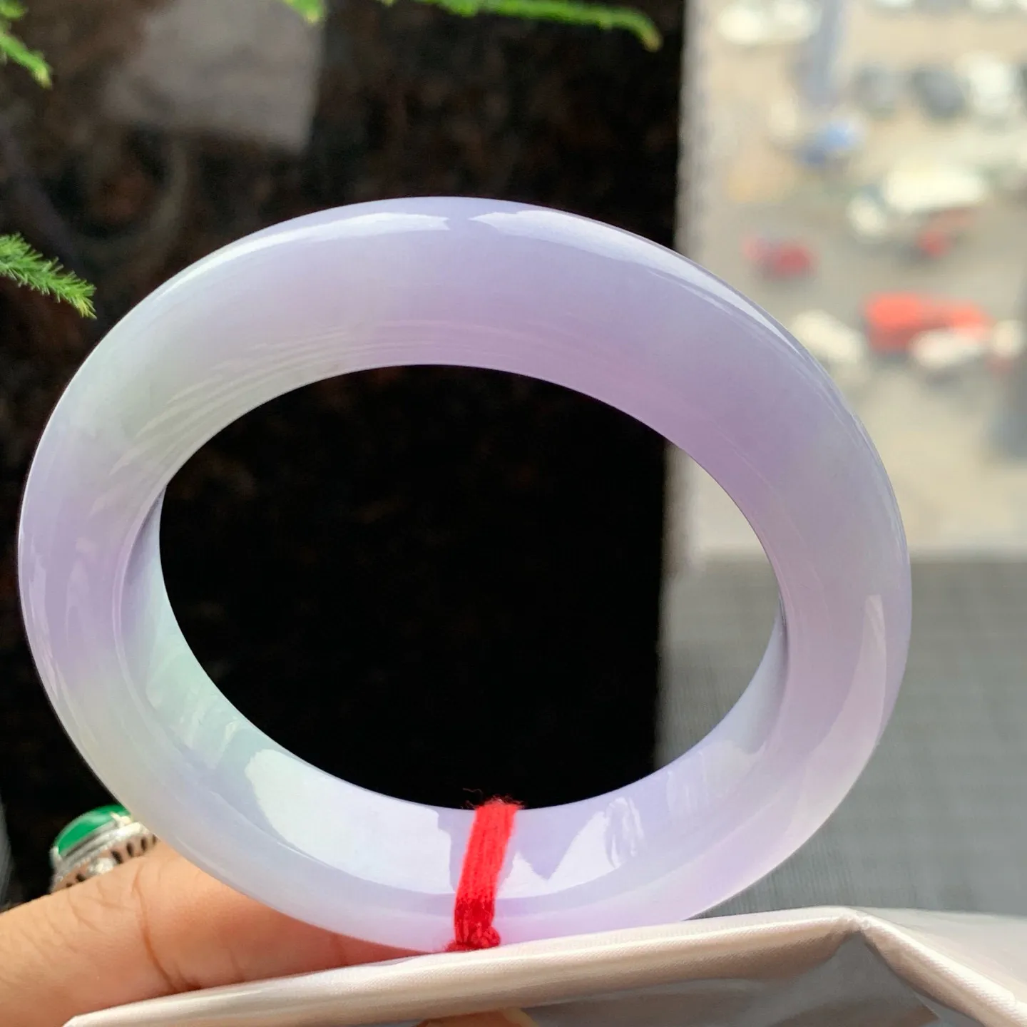 正圈冰紫罗兰 无瑕 尺寸:55.1/14/10.4 超美