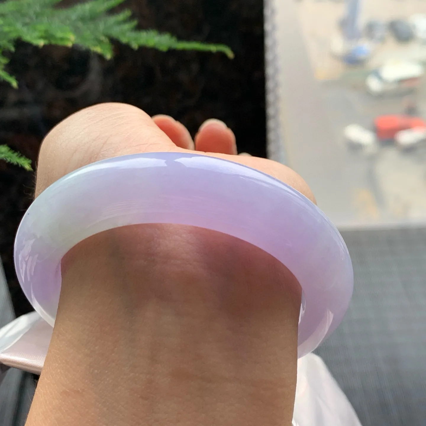 正圈冰紫罗兰 无瑕 尺寸:55.1/14/10.4 超美