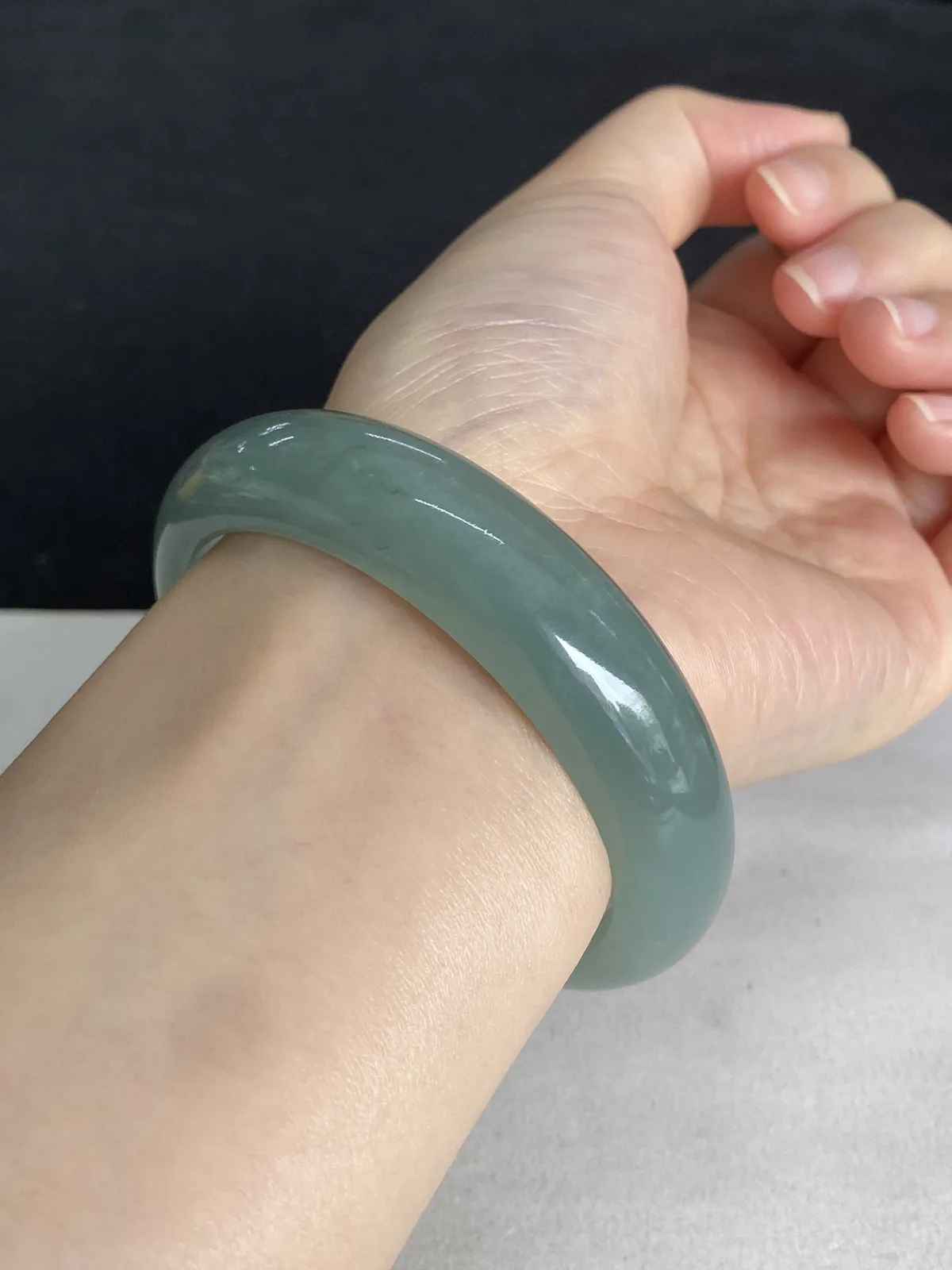 正圈56.6圈口，翡翠手镯