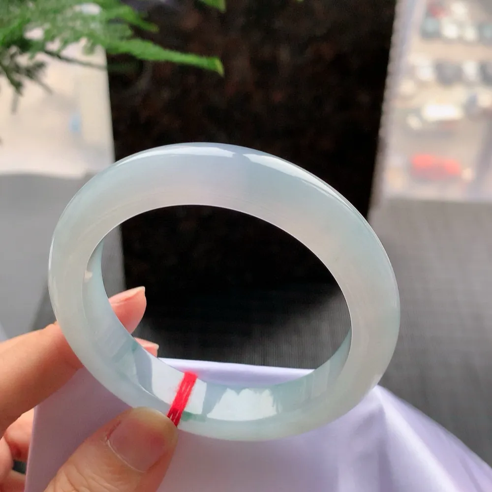 正圈高冰春彩 无瑕 尺寸:56.3/12.7/9.5  种色俱佳