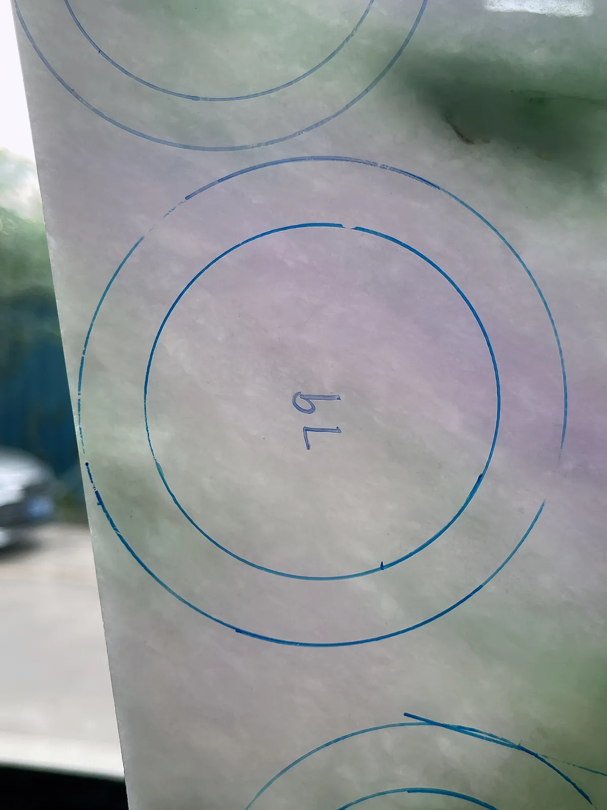 翡翠板料，⭕️正圈最大做63，圆条最大做59