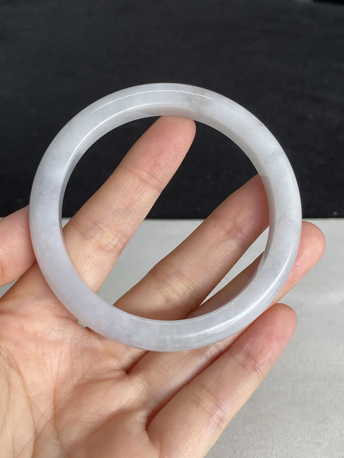 正圈55圈口，翡翠手镯