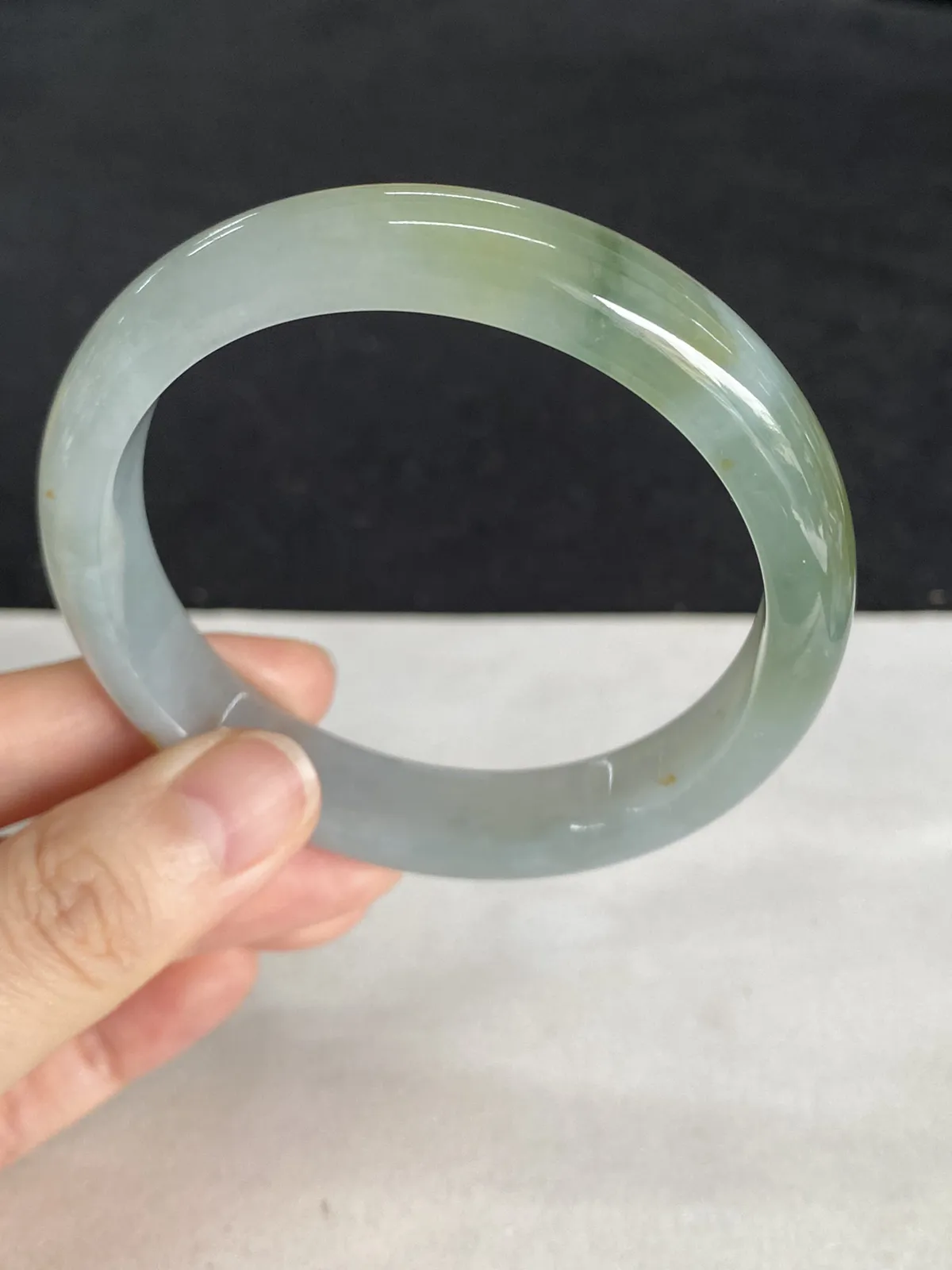 正圈57圈口，翡翠手镯