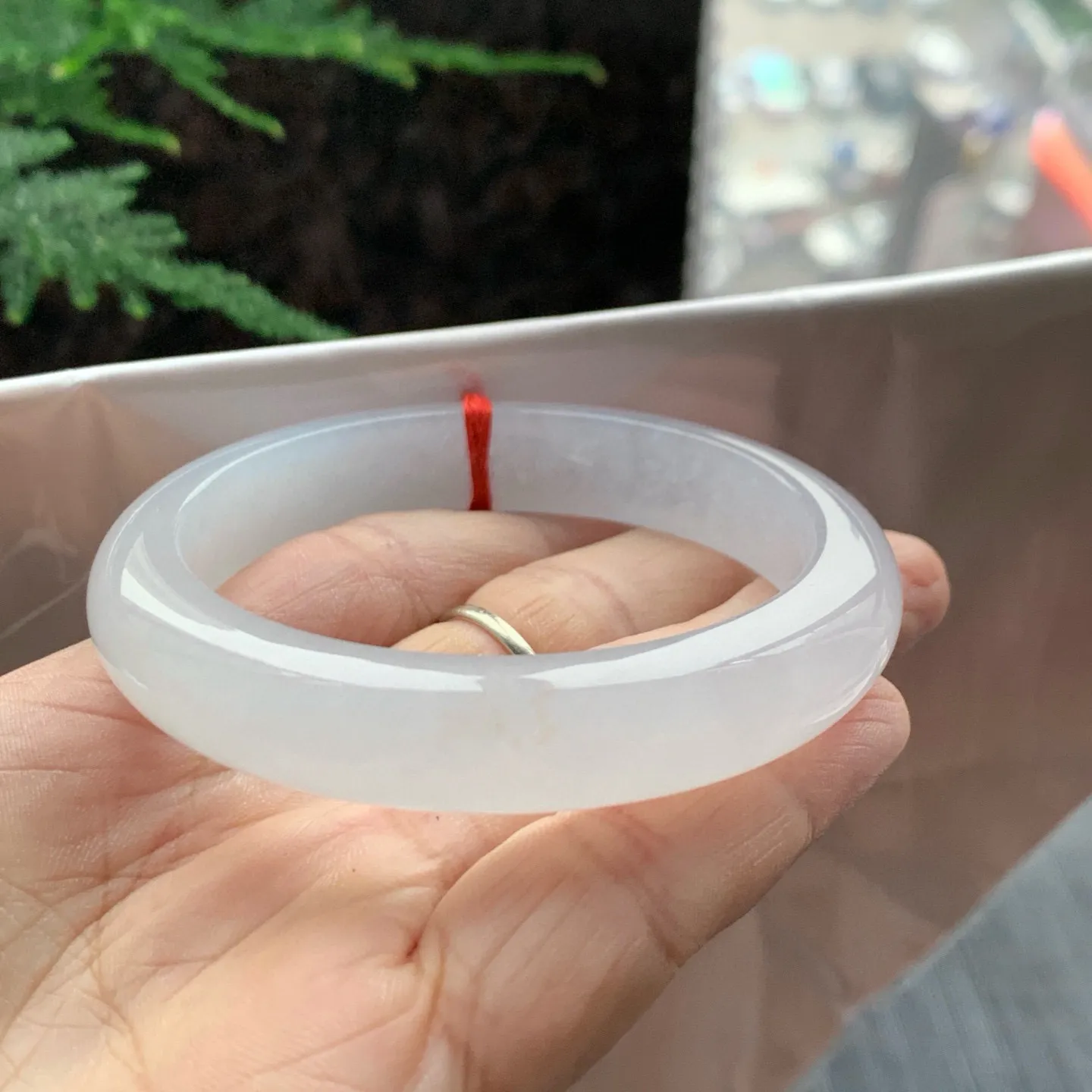 正圈高冰白月光 无瑕 尺寸:56.1/12.1/8.4 胶感十足