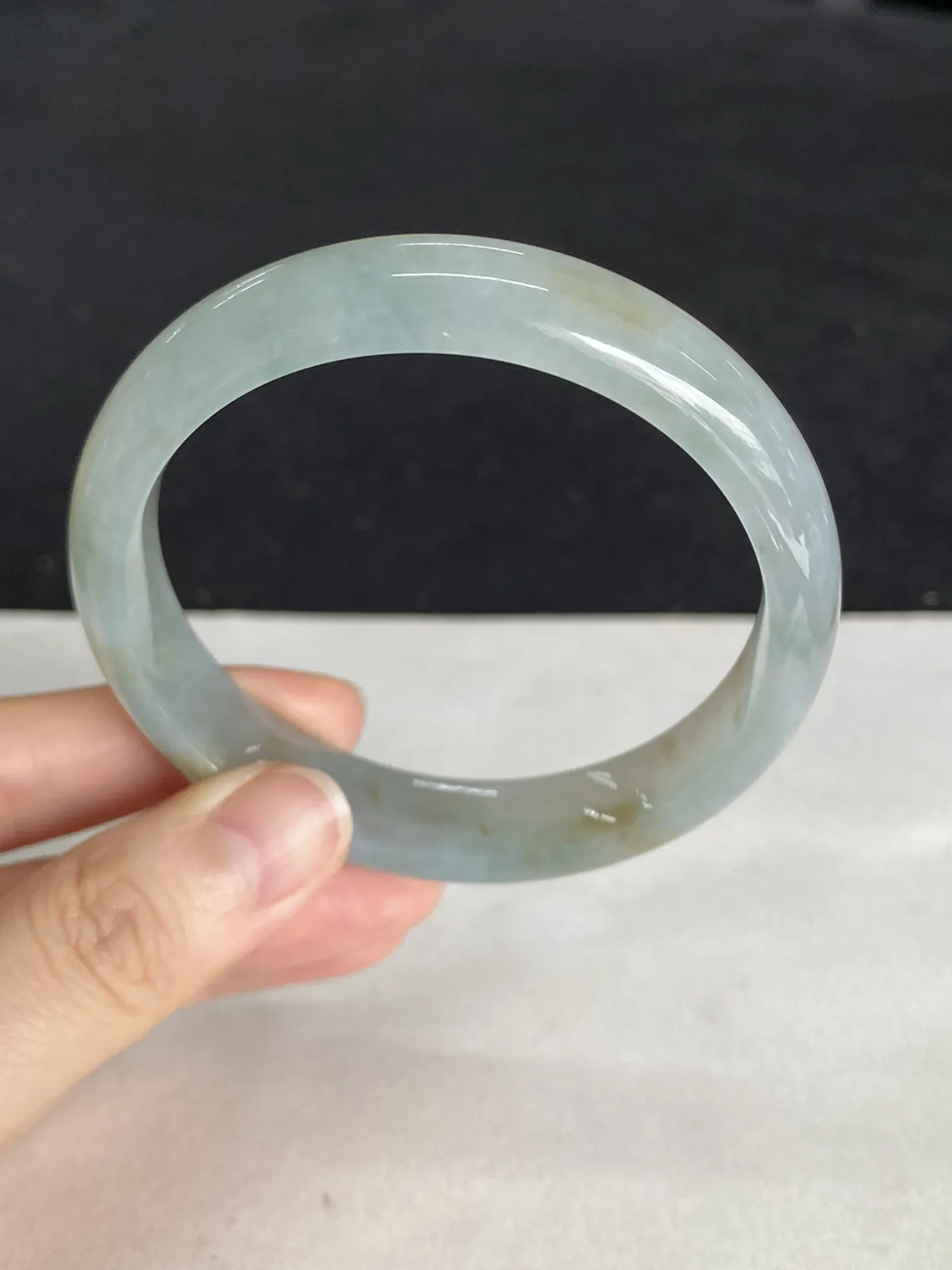 正圈55.7圈口，翡翠手镯