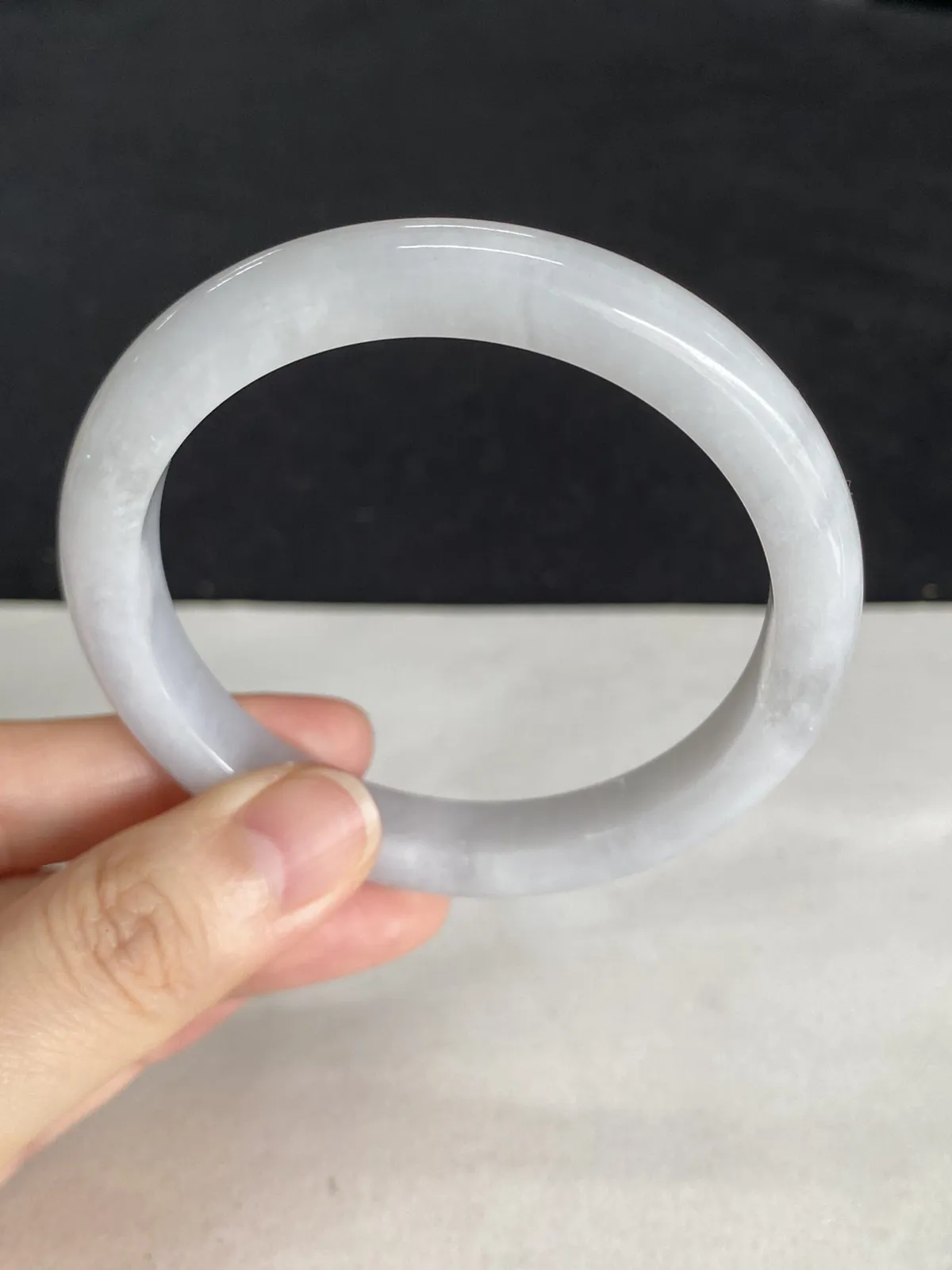 正圈55圈口，翡翠手镯