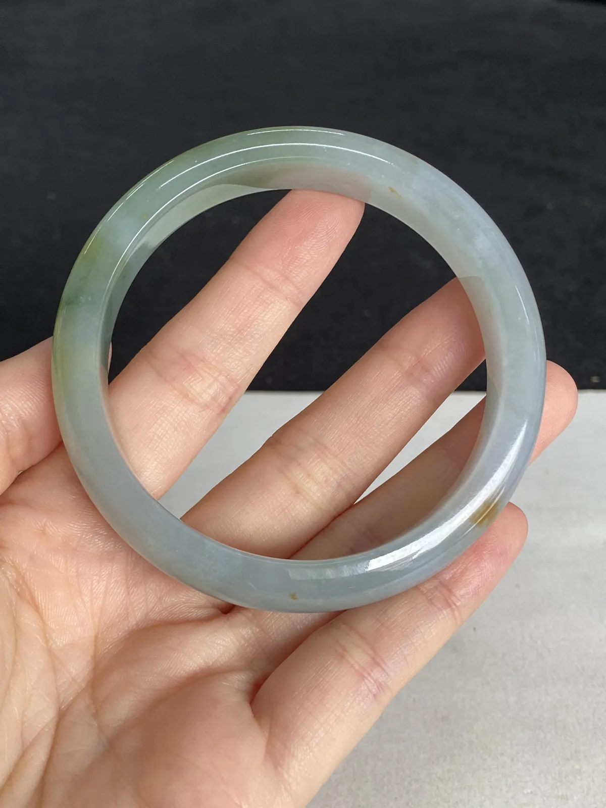 正圈57圈口，翡翠手镯