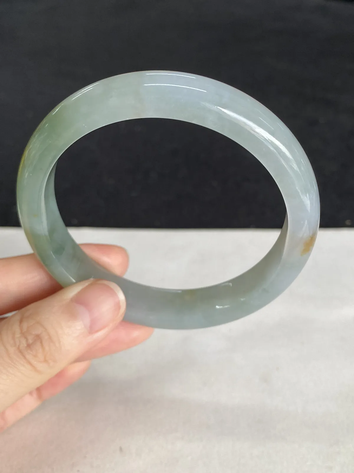 正圈57圈口，翡翠手镯