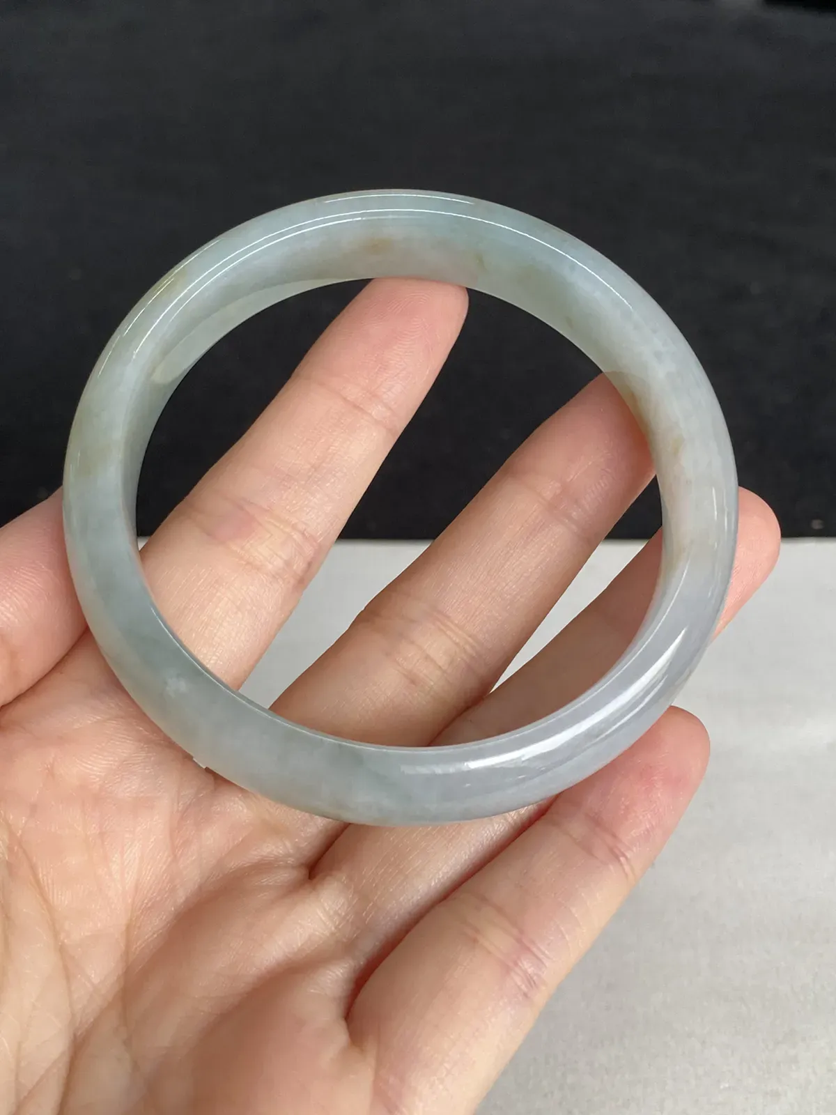 正圈55.7圈口，翡翠手镯