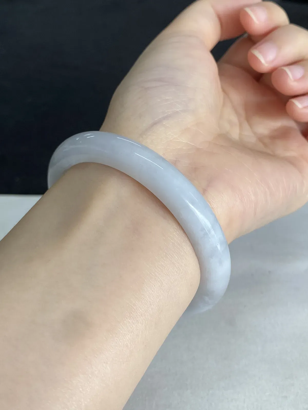 正圈55圈口，翡翠手镯