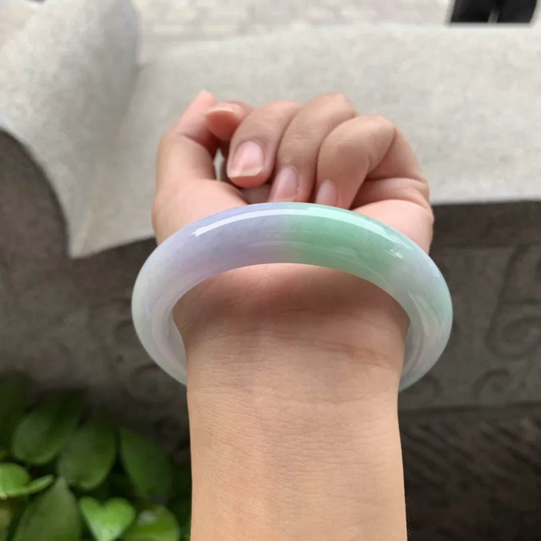 大圈口 58.9-12.9-9.3【春彩正圈手镯】正圈58 59可戴