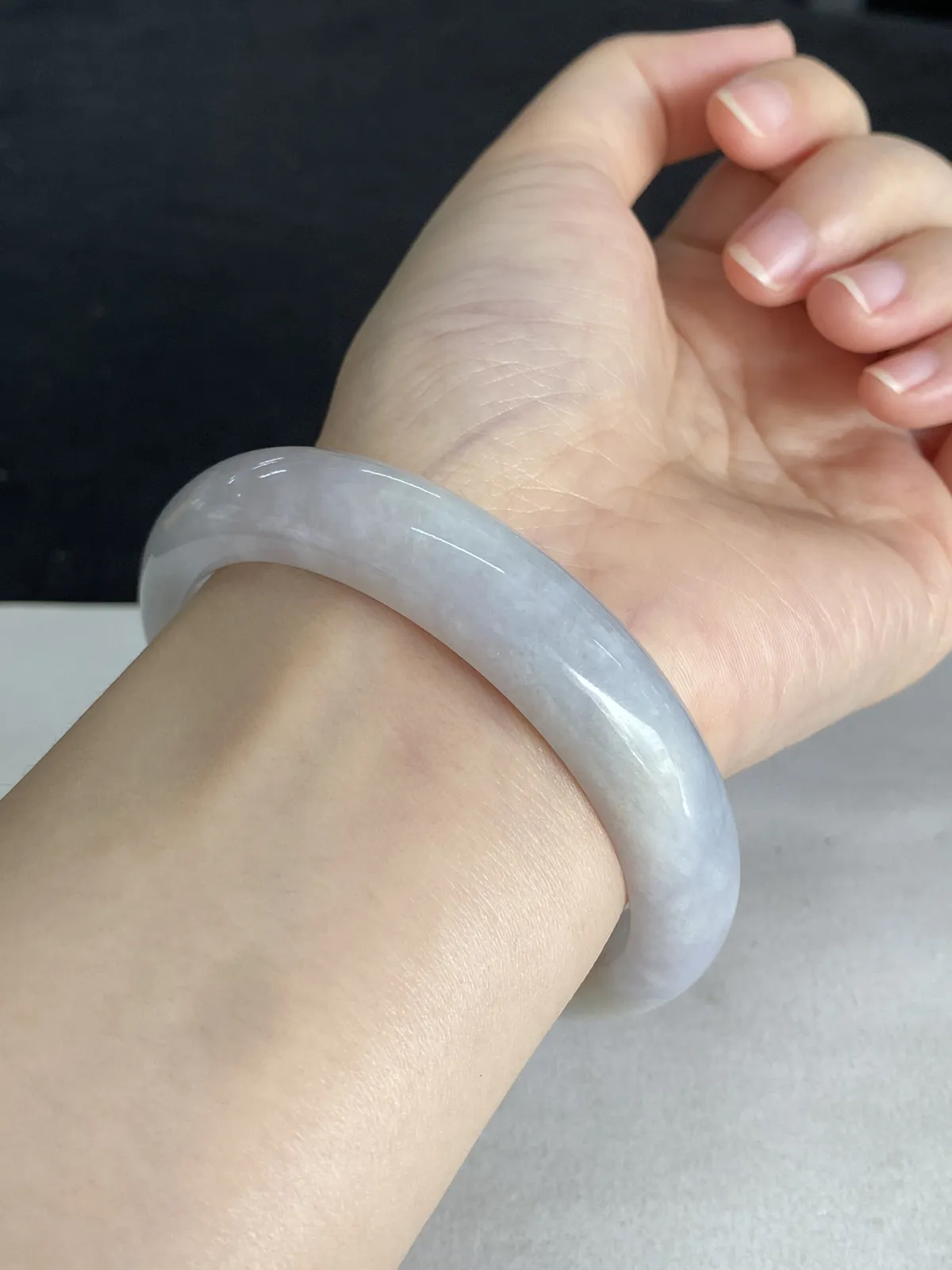 正圈58.2圈口，翡翠手镯