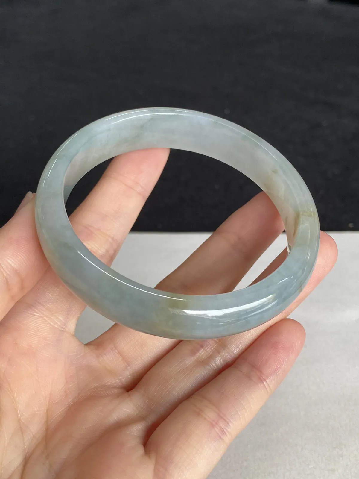 正圈55.7圈口，翡翠手镯