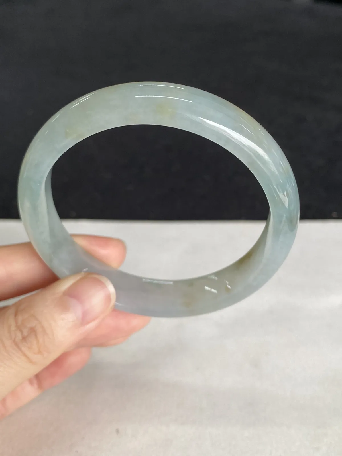 正圈55.7圈口，翡翠手镯