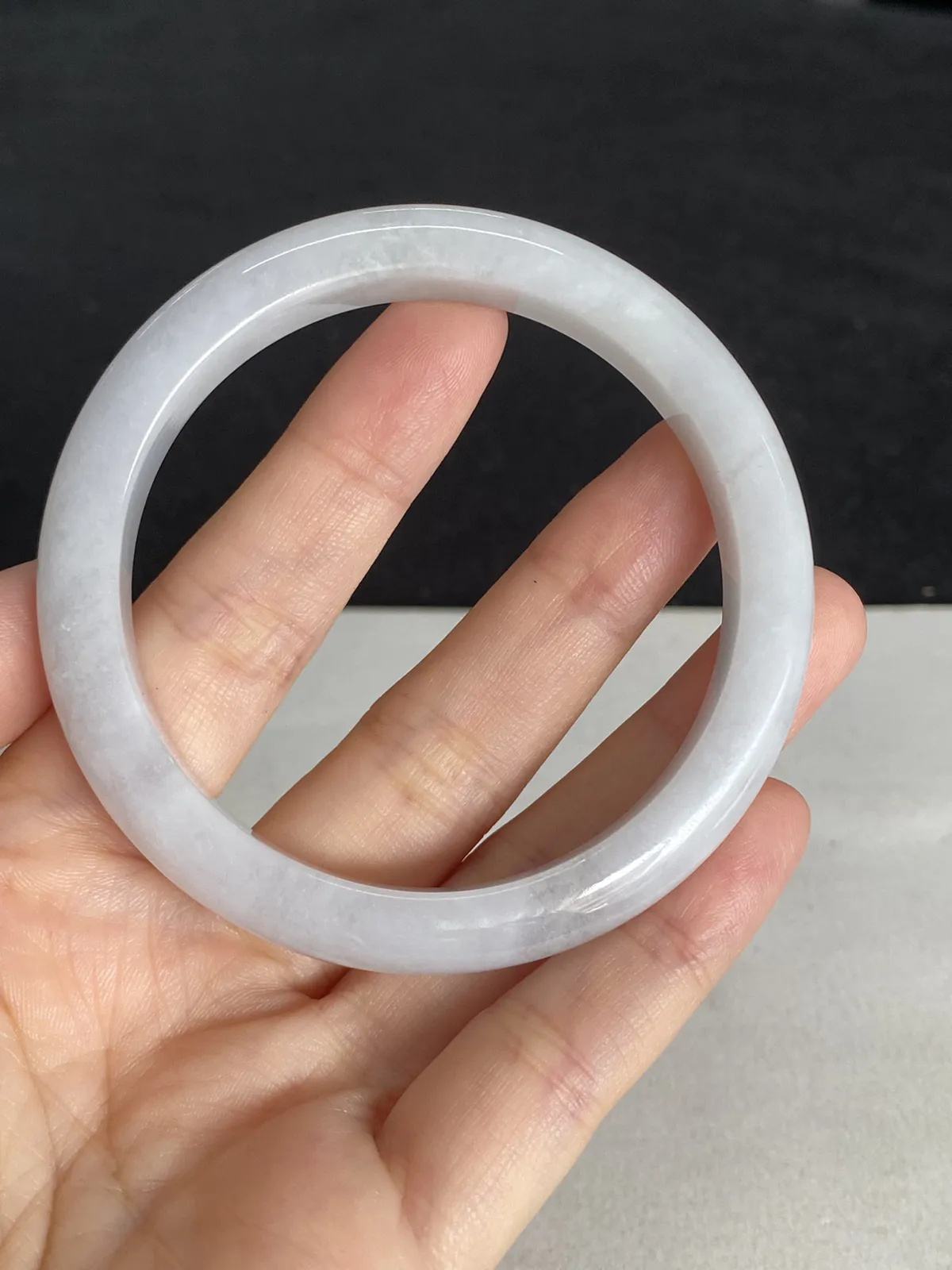 正圈55圈口，翡翠手镯